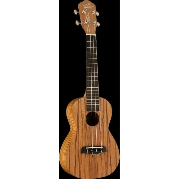 Oscar Schmidt Model OU320 Ukulele - 4 String Concert Size Zebra Wood Uke