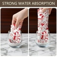 thumbnail image 6 of 4 Pcs Funny Kitchen Towels,Red Christmas Snowman Pattern Microfiber Dish Towels,Kitchen Tea Towels,Kitchen Towel Set (18" X 26"), 6 of 7
