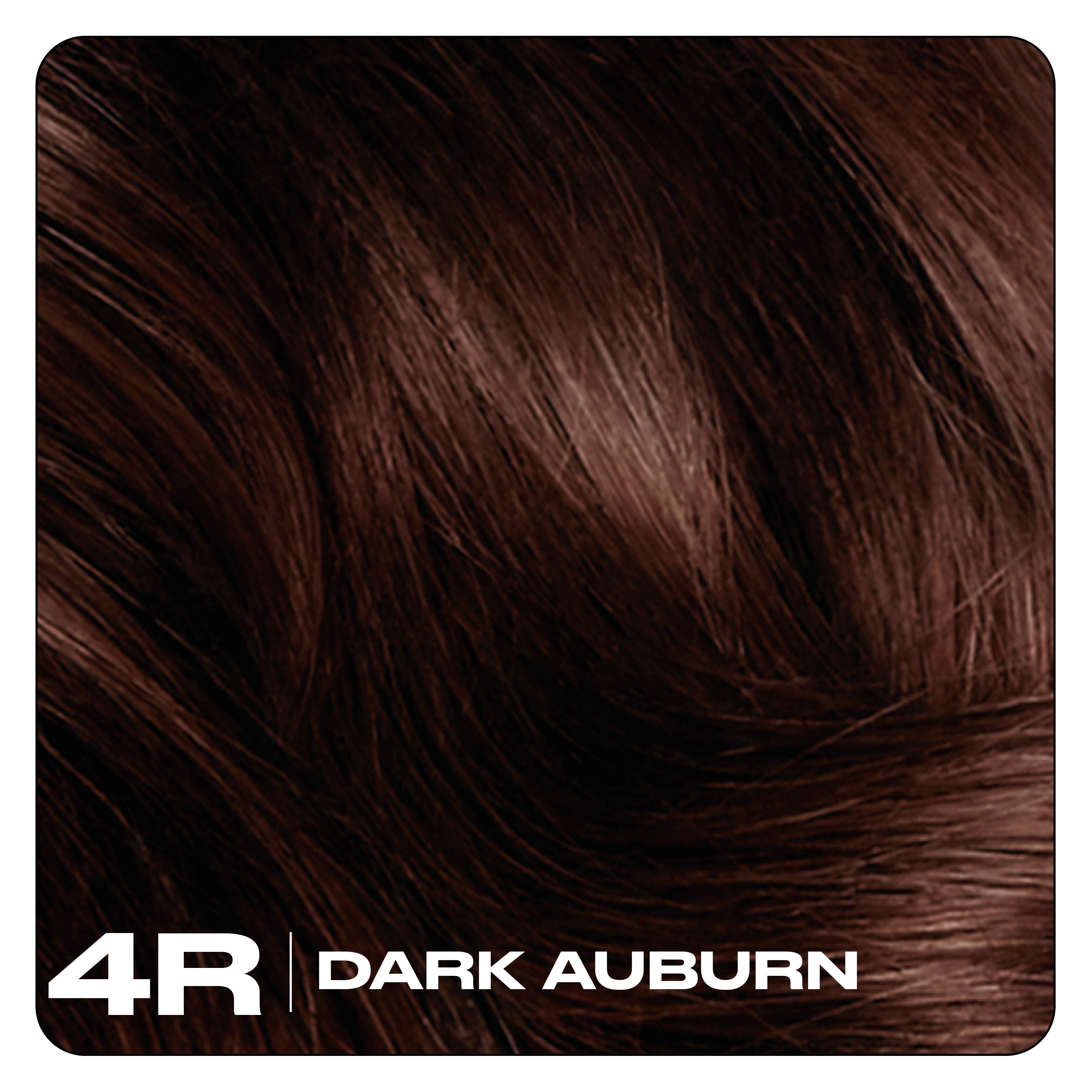 Clairol Nice'n Easy10 Permanent Hair Color Cream, 4R Dark Auburn, Hair Dye, 1 Application