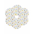 thumbnail image 7 of 13 Inch Round Placemats Set of 6, Easter Non Slip Heat Insulation PP Table Mats, Spring Watercolor Bunny Eggs Daisy Flowers Washable Place Mats for Kitchen Dining Party Table Decor, 7 of 7