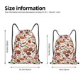 thumbnail image 4 of Drawstring Backpack - Cooking Bbq Splash Proof Small Drawstring Gym Bag for Women Men, Cinch Sports String Bag Backpack for Travel Swimming Beach, 4 of 8
