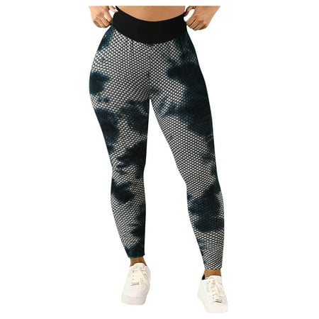 

QYZEU Cotton Pajama Pants for Women Yoga Pants for Women 2X Ruched Women S Pants Stretchy Workout Waist High Leggings Lifting Yoga Yoga Pants