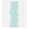 thumbnail image 3 of Ambesonne Under the Sea Shower Curtain, Circle Bubbles, 69"Wx75"L, Sky Blue and White, 3 of 5