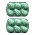 thumbnail image 2 of JeashCHAT Easter Eggs Silicone Mold,Baking Mold Cake Pan, Biscuit Chocolate Mold, Ice Tray, Soap Mold, 2 of 6