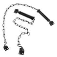 thumbnail image 5 of 2 Set Heavy Duty Screen Door Chain And Spring Protector Heavy Duty Inside Door Latch Guard Keyless Door Lock Add Extra Security With Spring Anti-Theft Press Lock Door Hardware, 5 of 8