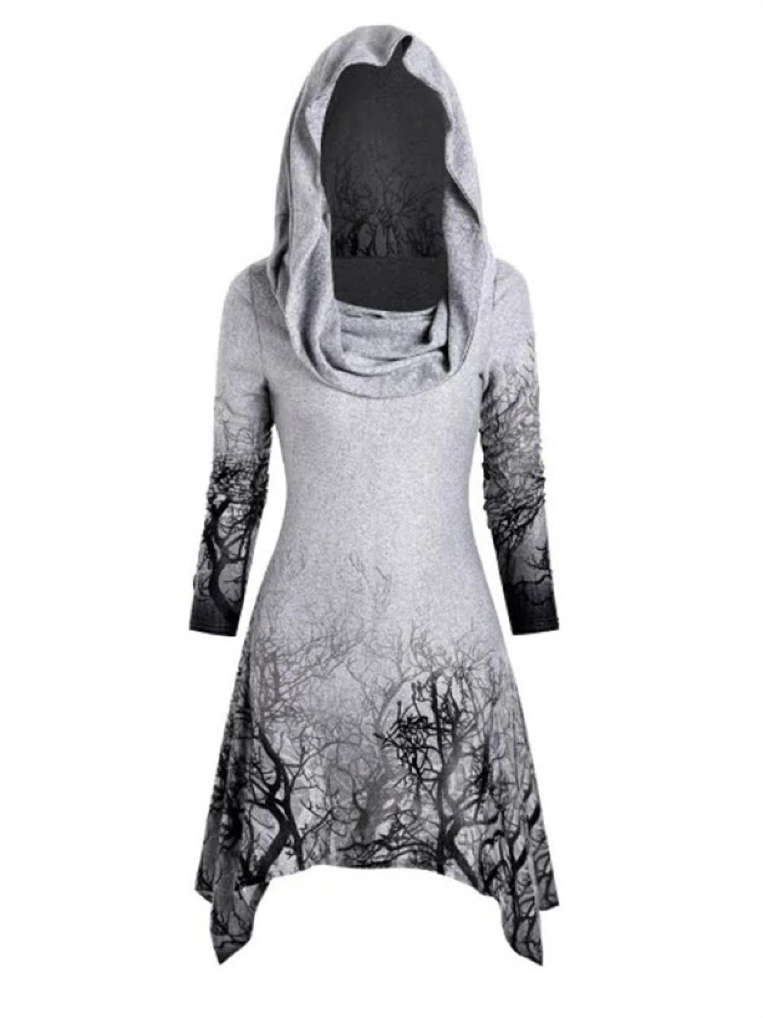 plus size hooded dresses