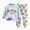 outfits001-Light Blue, variant on NOLDARES Kids Toddler Outfits 2Pcs Long Sleeve Graphic Round Neck Sweatshirt Sweatpants Casual Fall Winter Clothes Size:2-3 Y,Light Blue