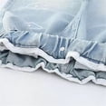 thumbnail image 6 of Girls Summer Wide Leg Denim Pants Lightweight Casual Loose Fit Jeans Teenage Youth Trousers Clothes, 6 of 9