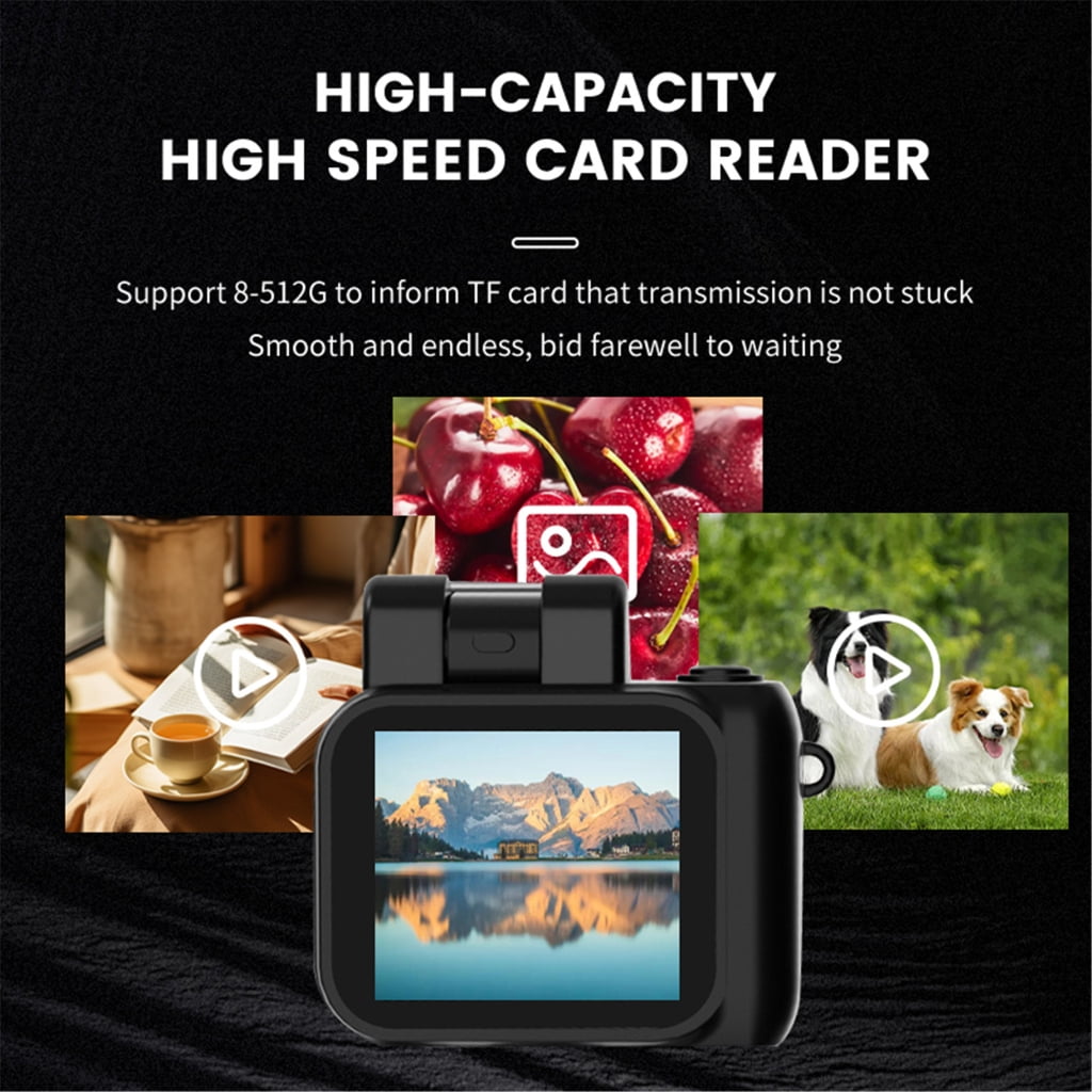 WINDLAND Portable Video Recorder 1080P Monoreflexes Style Small Camera CMOS With Flashes Lamp And Battery Dock With LCD Screen