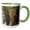 Green/White, variant on 3drose, Africa. Tanzania. Leopard in Tree at Serengeti Np-af45 Rbe0094 - Ralph H. Bendjebar, 11oz Two-tone Yellow Mug