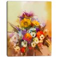 thumbnail image 2 of Bouquet de Fleurs Peint à la Main - Grande Impression sur Toile Florale, 2 of 4