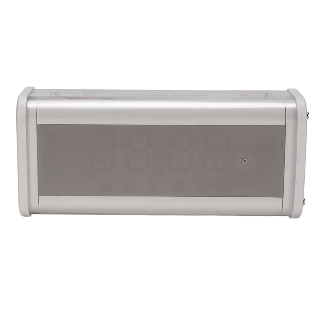 RGB Wireless Speaker, Large Screen Stereo Bass Speaker Support Memory Function, Alarm Clock Speaker with Temperature Display
