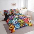 thumbnail image 3 of Homewish Cartoon Dragon 7-Piece Queen Bedding Set - Cute Magical Wildlife, 3 of 8