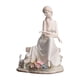thumbnail image 1 of Figura decorativa de cerámica para niña, adorno de con estatua de perro mascota para dormitorio, día de la madre, 1 of 9