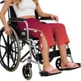 thumbnail image 5 of VV AVEORS Tear Away Capri Sweatpants For Women Breakaway Wide Leg Knee Ankle Replacement Adaptive Pants Red M, 5 of 5