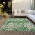 thumbnail image 6 of Addison Rugs Chantille Indoor/Outdoor Transitional Stripes Green Washable Rectangle Rug, 10' x 14', 6 of 6