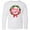 AA-White, variant on Inktastic Merry Christmas Wreath with Red Bow and Ornaments Long Sleeve Youth T-Shirt