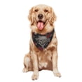 thumbnail image 5 of Naloa Skull and Red Roses Dog Bandanas 1PC Washable Triangle Dog Scarfs Premium Durable Fabric, for Small Medium Large Dogs and Cats, 5 of 6