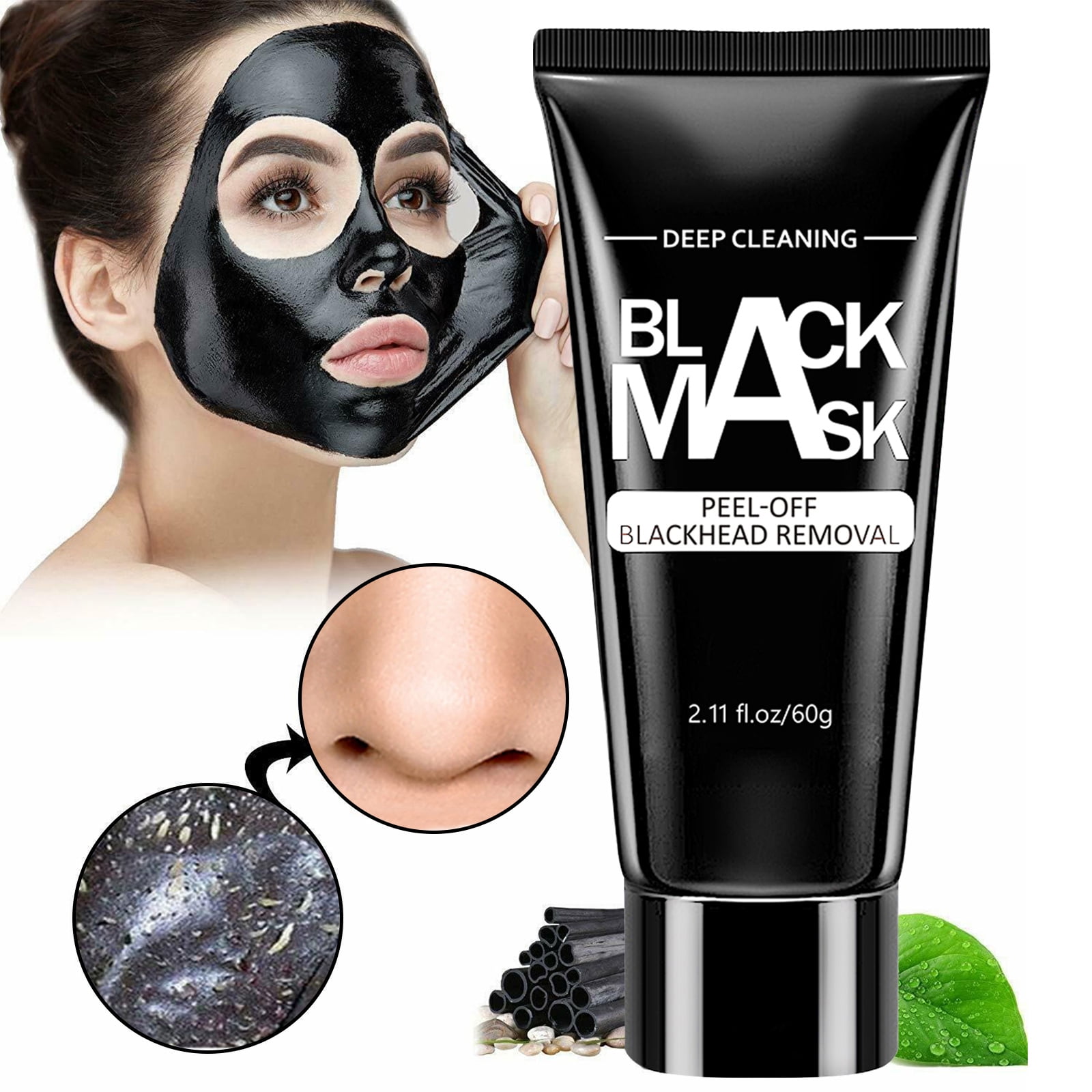 Mabox Blackhead Remover Mask,Blackhead Cleansing Mask Cleaner Face  Mask/Deep Clean Blackhead/Farewell Strawberry Nose/Blackhead Facial Masks  Black