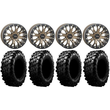 System 3 SB-4 Bronze (4+3) 14 Wheels 32 Carnivore Tires Kawasaki Teryx Mule System 3 SB-4 Bronze (4+3) 14 Wheels 32 Carnivore Tires Kawasaki Teryx Mule