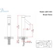 thumbnail image 3 of Dawn Single-lever tall lavatory faucet, Chrome, 3 of 3