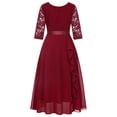 thumbnail image 1 of Vestido Viriber de encaje floral para niñas, de 7 a 14 años, 1 of 9