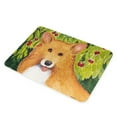thumbnail image 1 of KuzmarK Glass Cutting Board - Welsh Corgi with Cherries Art by Denise Every, 1 of 1