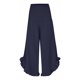 thumbnail image 4 of WILLBEST Pantalones Casuales Bohemios Holgados para Mujer, con Pierna Ancha, Cintura Fruncida, Dobladillo con Volantes, Palazzo con Bolsillos para Playa de Verano. Grande, 4 of 7