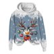 thumbnail image 4 of WILLBEST Sudadera Deportiva para Mujer, Estilo Casual, con Estampado Navideño de Ciervos con Cabeza Grande y Copos de Nieve, Cuello Redondo, Manga Larga y Capucha Ligera Chica​​, 4 of 4
