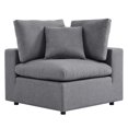 thumbnail image 4 of Modway Commix Sectionnel de Mobilier de Patio Extérieur Sunbrella 4 Pcs, Gris, 4 of 10