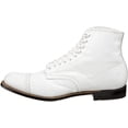 thumbnail image 7 of Madison Stacy Adams Ankle Boot Biscuit Casual Shoes 00015-100 White, 7 of 7