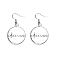 thumbnail image 1 of Affirmation High-decimal Substitution Ear Dangle Silver Drop Earring Jewelry Woman, 1 of 3