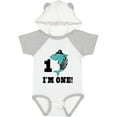 thumbnail image 3 of Inktastic First Birthday Shark 1 Year Old Pirate Boys Baby Bodysuit, 3 of 5