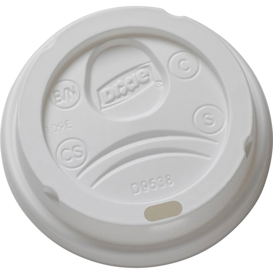 Dixie Small Hot Cup Lids By Gp Pro - Dome - Plastic - 100 Lids/pack - 1000 / Carton