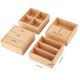 thumbnail image 1 of Fockety Cabina de exhibición de Madera Kit de casa de mu?ecas Accesorios de casa de mu?ecas en Miniatura Muebles de Madera en Miniatura para casa de mu?ecas(Wood Color) Khall YX02240-02, 1 of 6