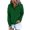 Green, variant on IMENGL Solid color fashion casual button pocket long sleeve hooded sweatshirt, Gray L, Size M-2XL