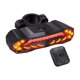 thumbnail image 1 of Yuarrent Luz trasera de bicicleta duradera con intermitentes convenientes para luz Led de seguridad para alarma de bicicleta Ciclismo cuadrado, 1 of 5