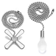 thumbnail image 5 of BTOER Ceiling Fan Pull Chain Beaded Ball Extension Chains With Light Bulb And Fan Cord, 5 of 5