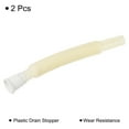 thumbnail image 3 of Unique Bargains Plastic Drain Pipe Expandable Sink Tubing Flexible Drainage Pipe White 2 Pack, 3 of 5