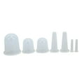 thumbnail image 1 of Dosaele Ensemble de Ventouses 7 Pcs Ensemble de Ventouses en Silicone Massant Mini pour le Visage pour la Maison Ensemble de Ventouses en Silicone Transparent, 1 of 8