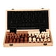 thumbnail image 5 of Juego de ajedrez de madera para principiantes, tablero plegable portátil educativo de madera 15 pulgadas, 5 of 9