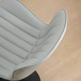 thumbnail image 5 of Kidol & Shellder Modern Swivel Bar Stools Set of 2 Gray Adjustable High Back Counter Stools, 5 of 7