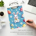 thumbnail image 3 of FORMRS Acrylic Clipboard with Low Profile Clip Standard A4 Letter Size, 12.5" x 9", Easter Bunny Pattern, 3 of 8
