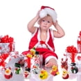 thumbnail image 3 of Juguetes de baño Anditoy para niños con forma de patos de goma navideños, paquete de 24 unidades, 3 of 6
