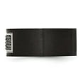 thumbnail image 3 of Stainless Steel Polished Black IP-plated w/Grey Wire Inlay 10mm Band, 3 of 8