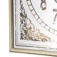 thumbnail image 5 of A&B Home Mirrored Gear Wall Clock - Antique Gold, Mirror Finish, 5 of 6