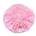 thumbnail image 3 of SPRING PARK Hair Satin Bonnet For Sleeping Shower Caps Silk Chemo Caps with Wide Elastic Band Night Sleep Cap Bonnets for Women, 3 of 3