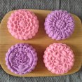 thumbnail image 3 of ESTONE Plastic Mooncake Mold 125g Flower Stamp Cookie Cutter Mould DIY Baking Accessory, 3 of 11