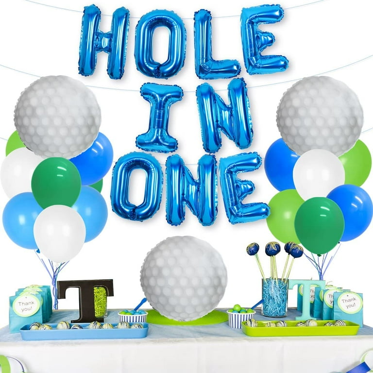 Hole In One First Birthday Banner Golf Themed First Birthday Party Hole in  One First Birthday Decor Golf Theme Happy Birthday Banner – FUNSTARCRAFT