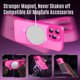 thumbnail image 3 of Funda de teléfono Symcele diseñada para iPhone 16 Pro Max, color rosa intenso, 3 of 6
